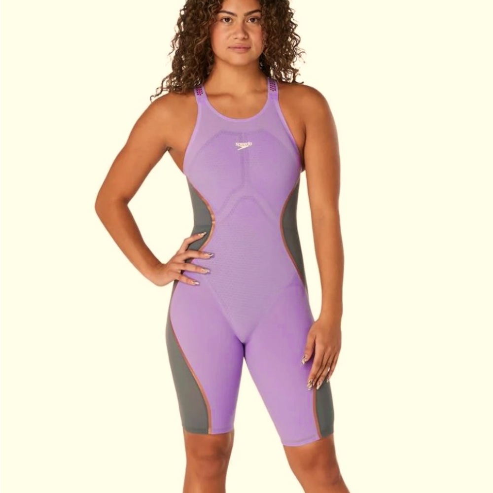 Speedo Fastskin LZR Pure Intent Open Back Kneeskin Tech Suit